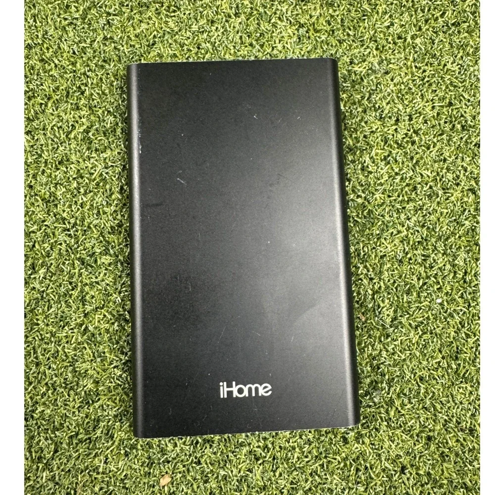 iHome‎ 5000mAh Portable Charger Power Bank USB Micro USB Black Slim